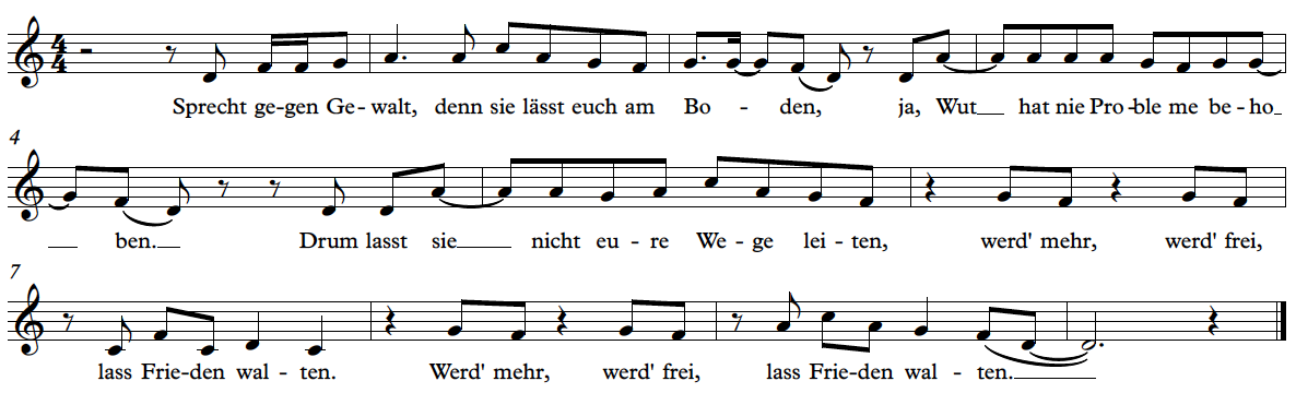 gegen gewalt
